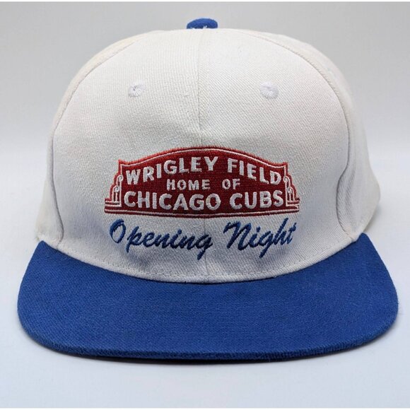 Vintage Chicago Cubs Wrigley Field Opening Night Snapback Hat Cap ComEd MLB VTG - Picture 2 of 5